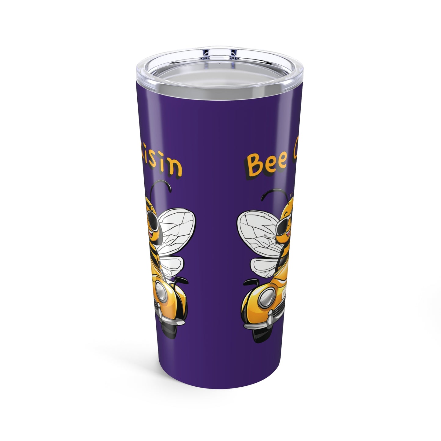 Bee cruisin beeasone Standard 20oz size with double-wall insulation