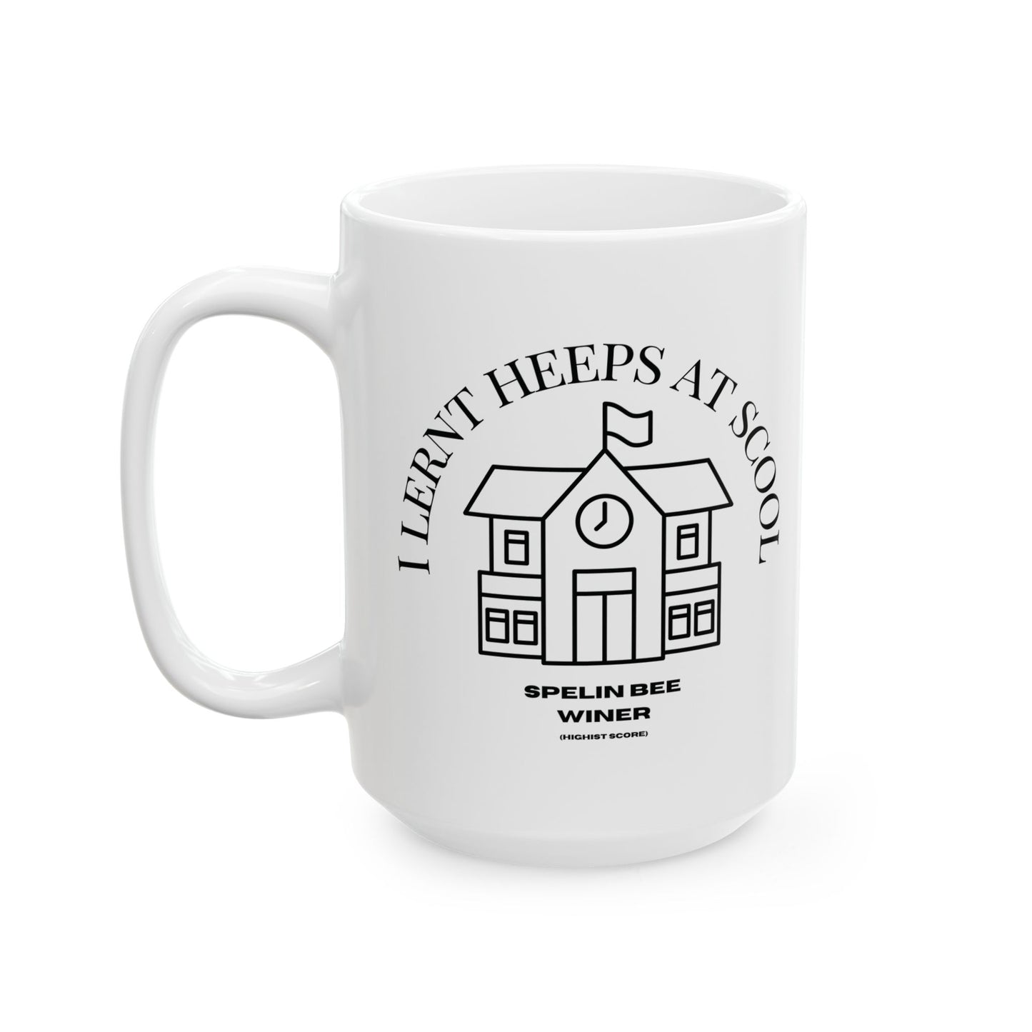 Scool Spelling bee beeasone hot chocolate or chicken dinner mug - limit ted editon Numbar 1