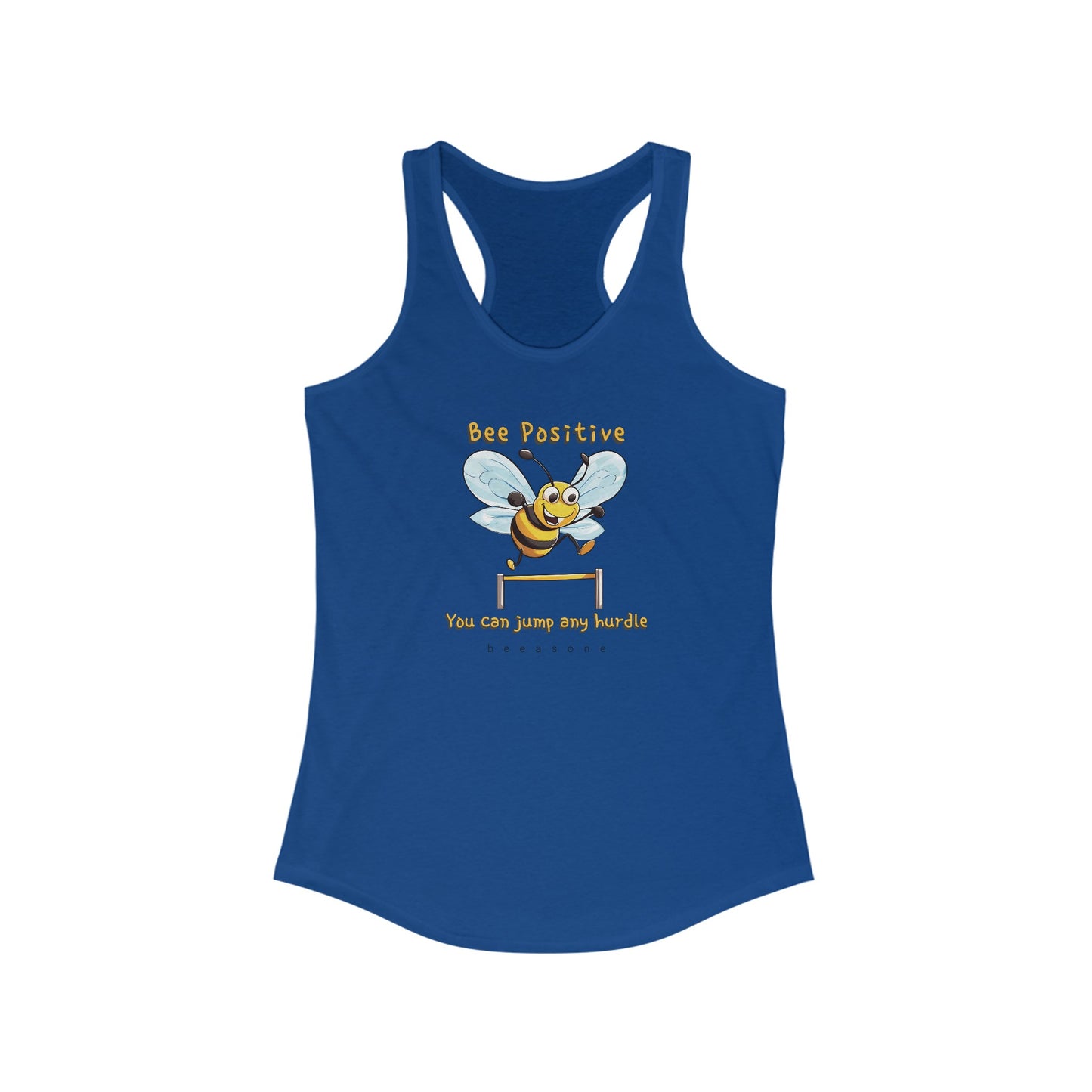 Bee Positive beeasone Women's Ideal Cool Racerback Tank Top