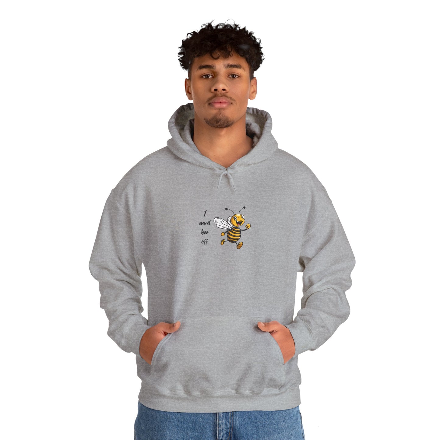 Hoodie - I must bee off beeasone Unisex Heavy Blend™ Hooded Sweatshirt