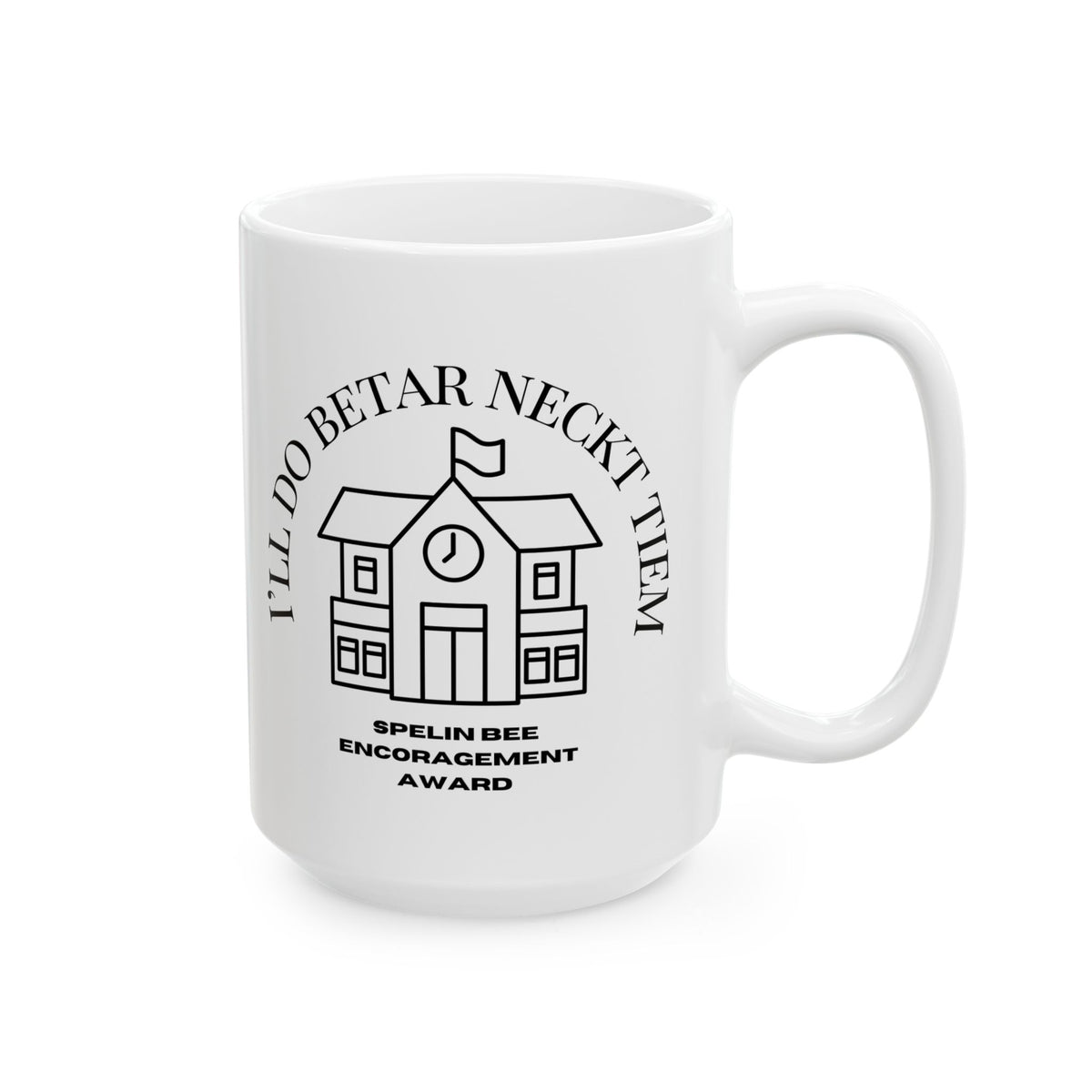 Scool Spelling bee beeasone Hot chocolate or mud soup mug - limit ted editon Numbar 4