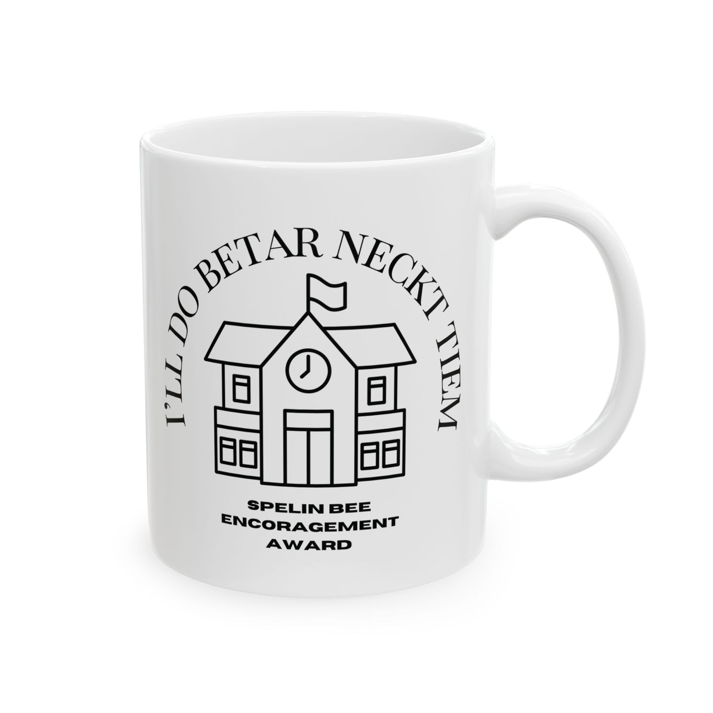Scool Spelling bee beeasone Hot chocolate or mud soup mug - limit ted editon Numbar 4