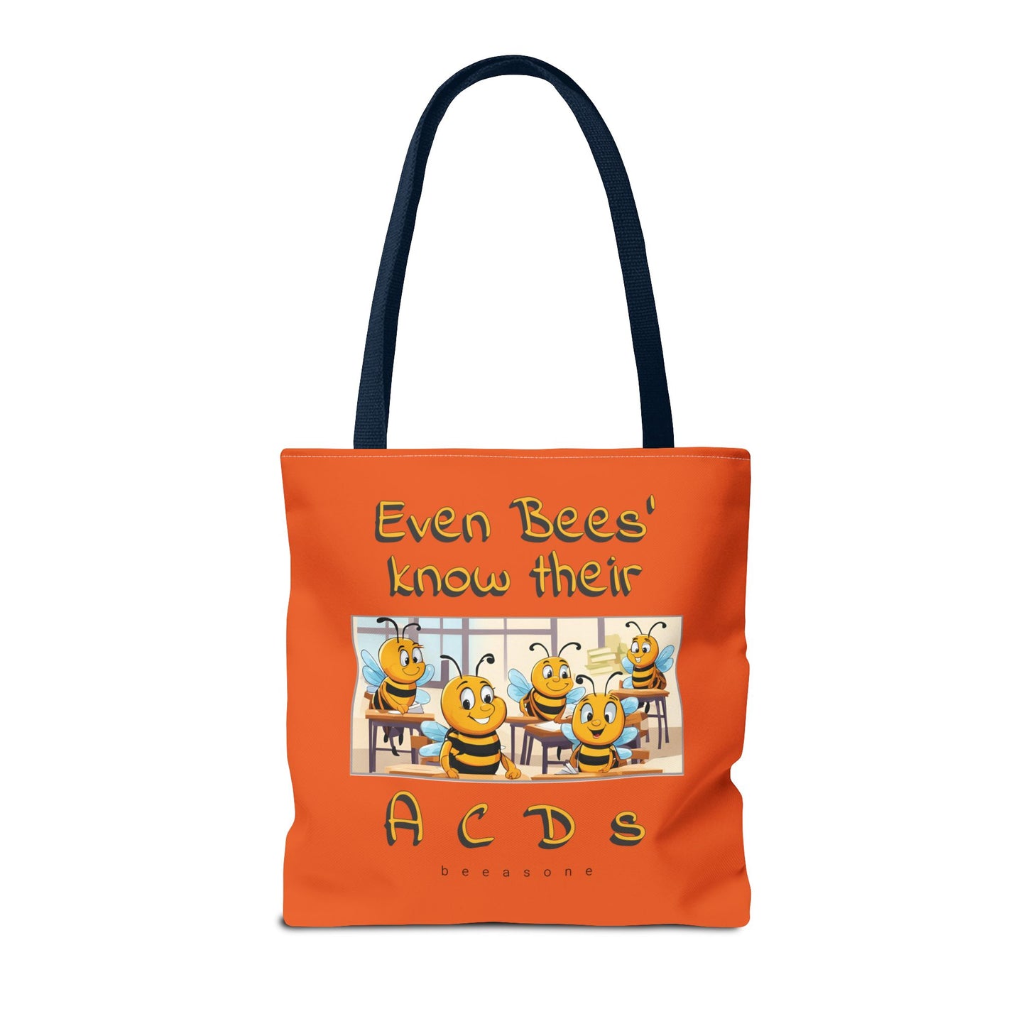 Even bees know their A C D s beeasone stylish orang Tote Bag Special Spelling Bee Promotion