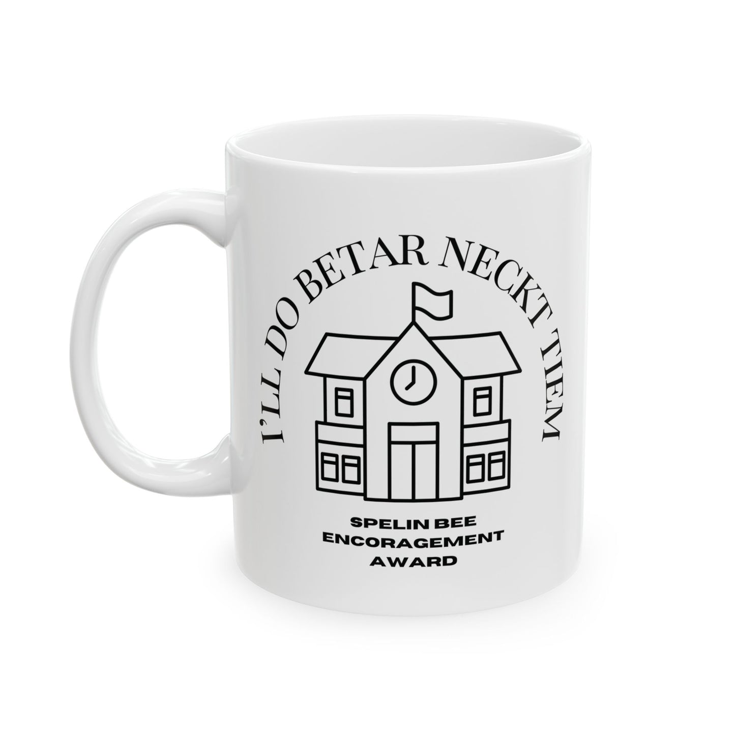 Scool Spelling bee beeasone Hot chocolate or mud soup mug - limit ted editon Numbar 4