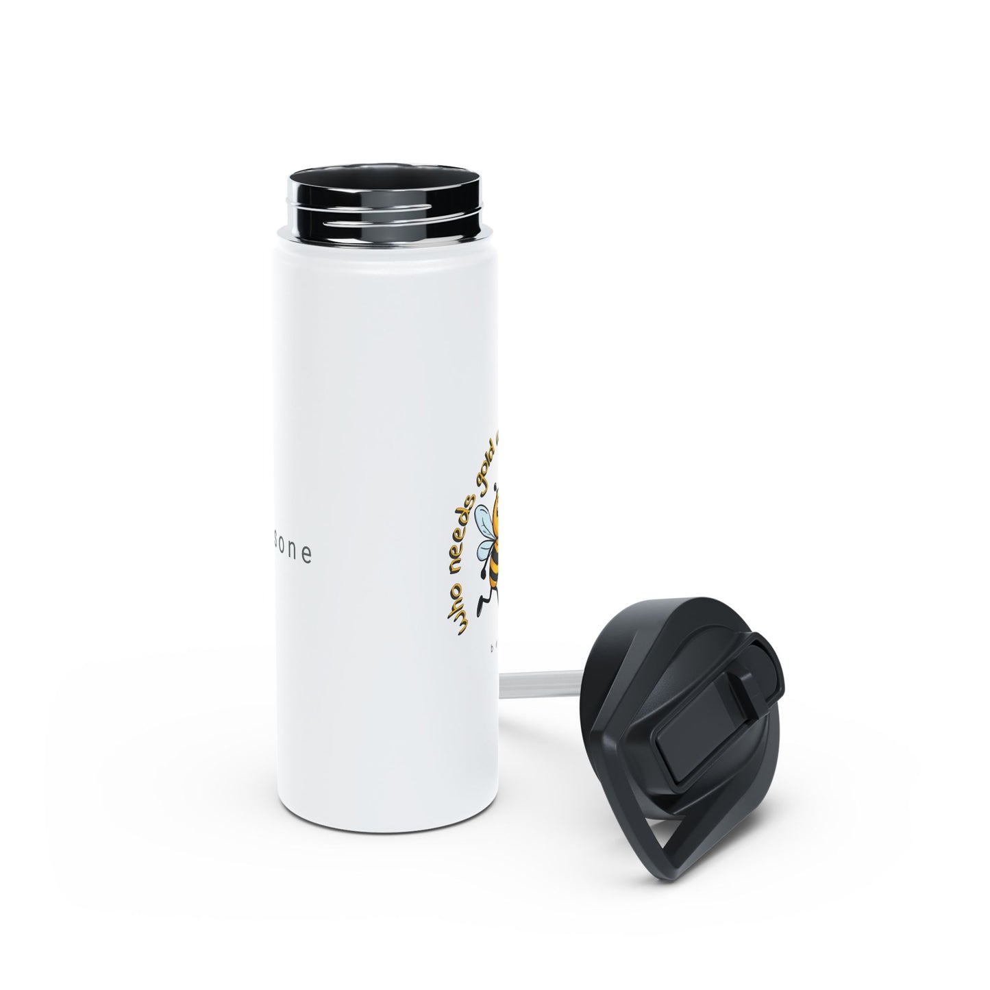 Who needs gold when i've got my honey beeasone Runners stainless steel body Water Bottle with polypropylene lid BPA free tumbler Special edition