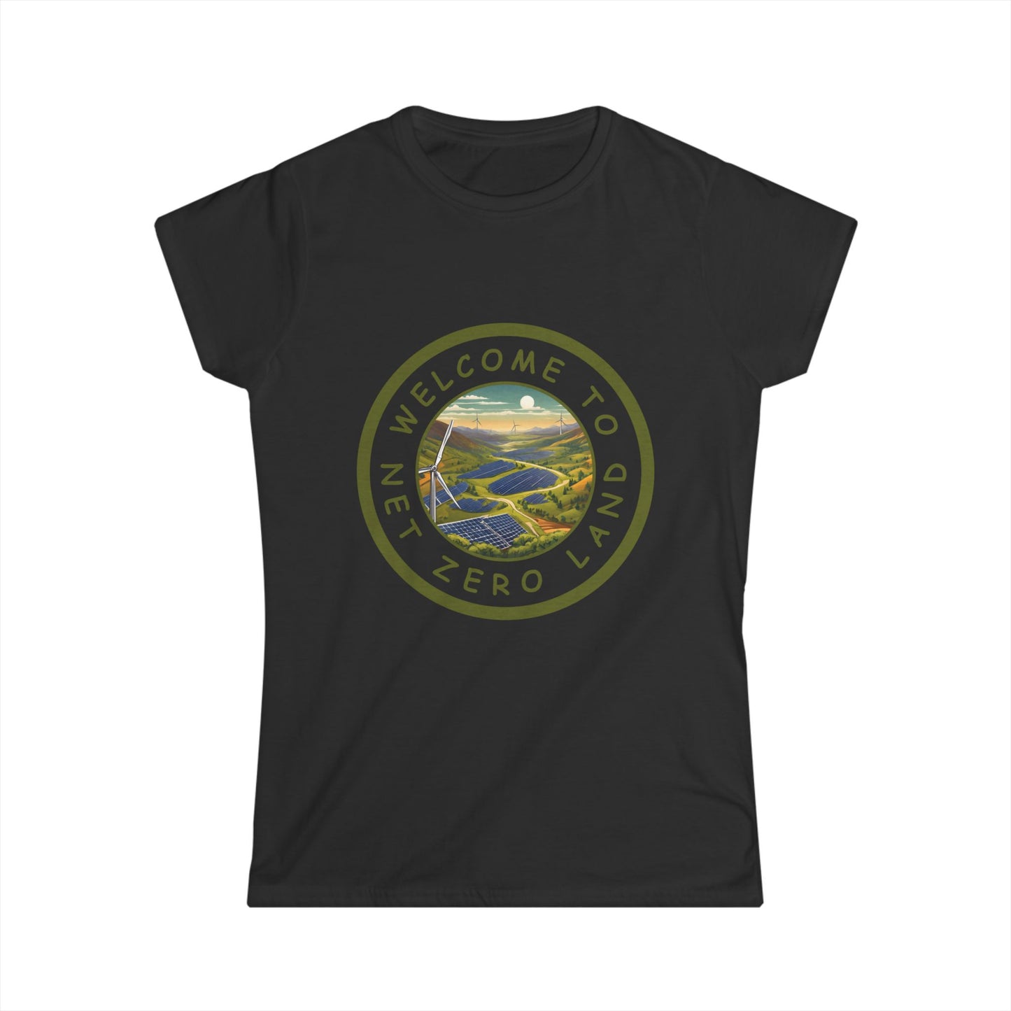 Net Zero Land - v7 - Women's Soft style Tshirt available in diff colors