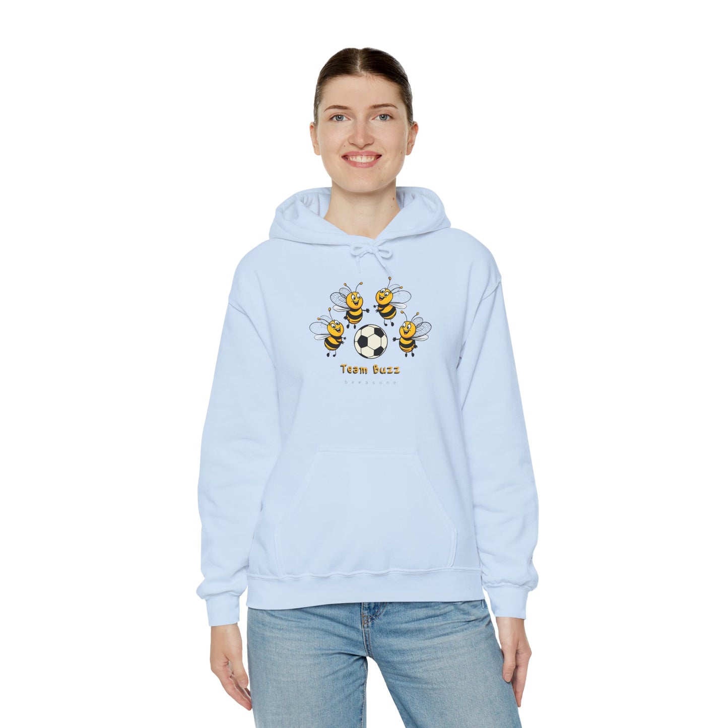 Soccer team gold beeasone Unisex Heavy Blend™ Hooded Sweatshirt