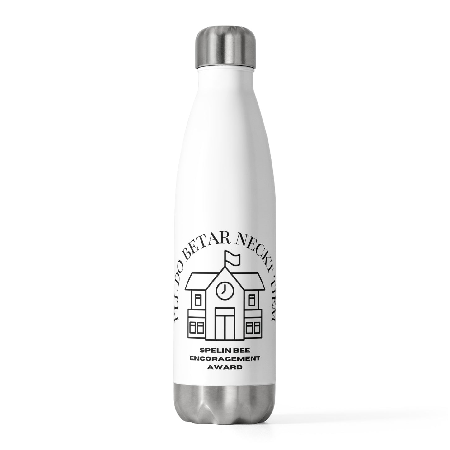 Scool Spelling bee beeasone 20oz (590mls) water bottle - limit ted editon Numbar 4