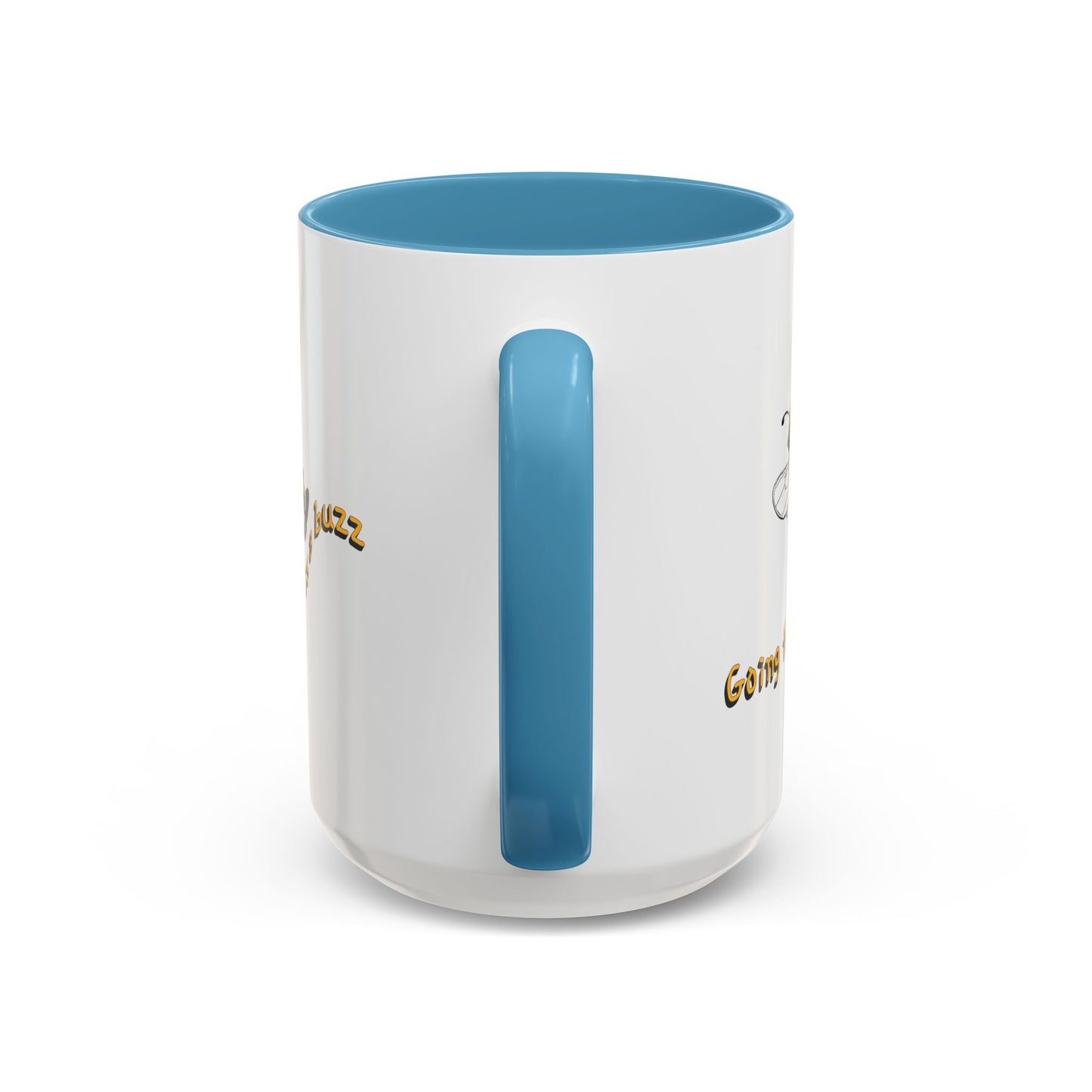 Going for gold is a buzz beeasone Hot Chocolate or Coffee Mug (select from 11oz or 15oz lead and BPA Free mugs) Blue Skateboard