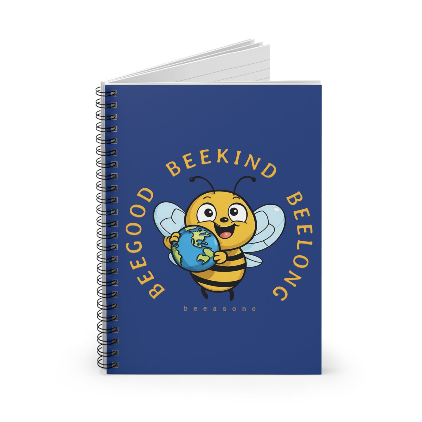 Be kind beeasone Spiral Notebook - Ruled Line. 118 page (59 sheets)