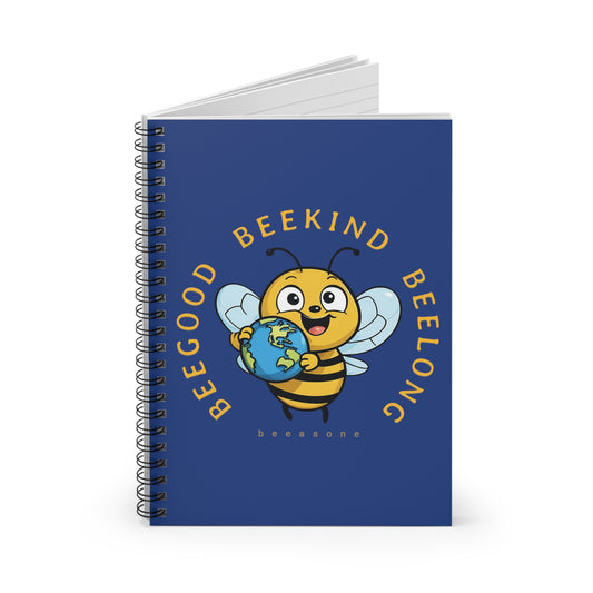 Be kind beeasone Spiral Notebook - Ruled Line. 118 page (59 sheets)