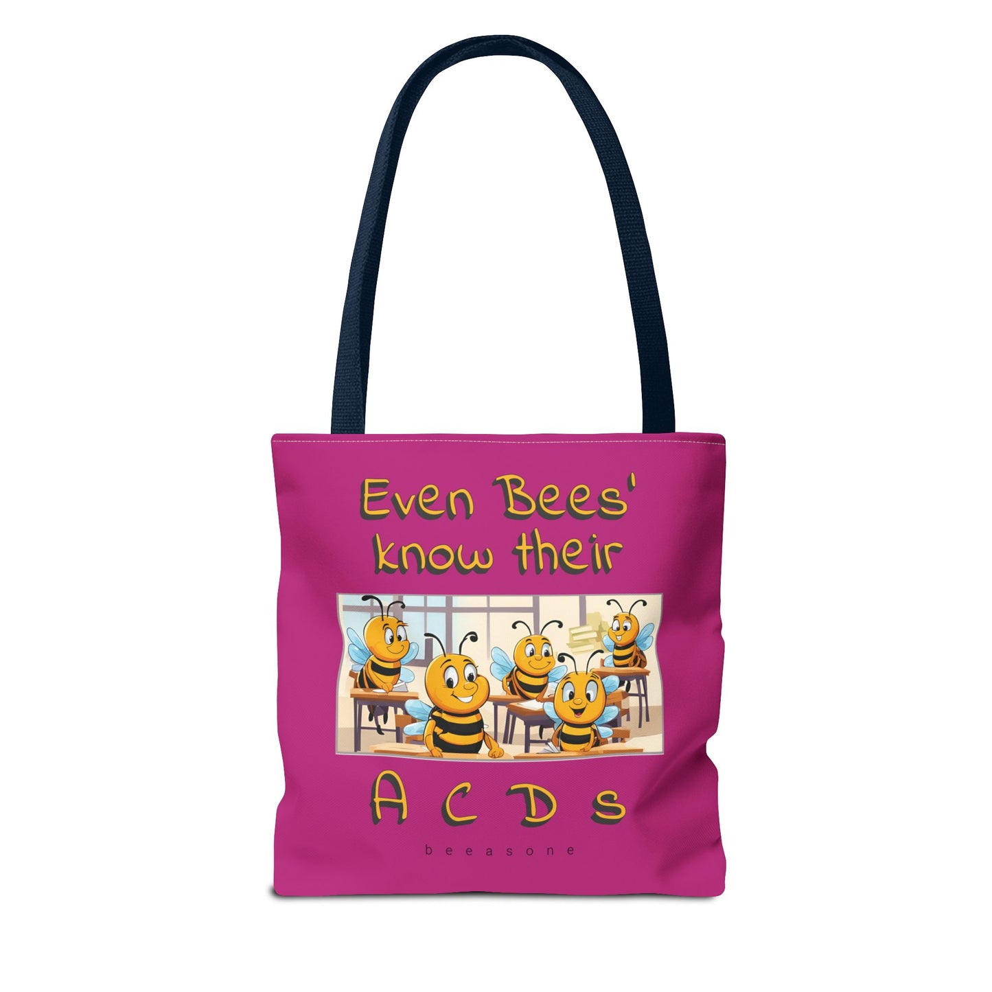 Even bees know their A C D s beeasone stylish pinke Tote Bag Special Spelling Bee Promotion