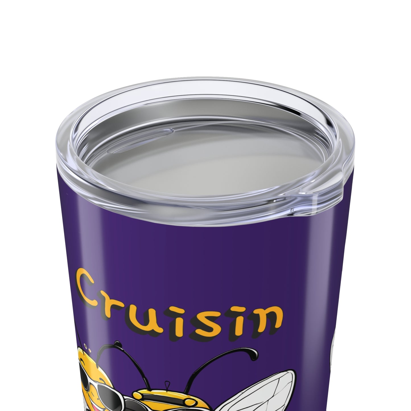 Bee cruisin beeasone Standard 20oz size with double-wall insulation