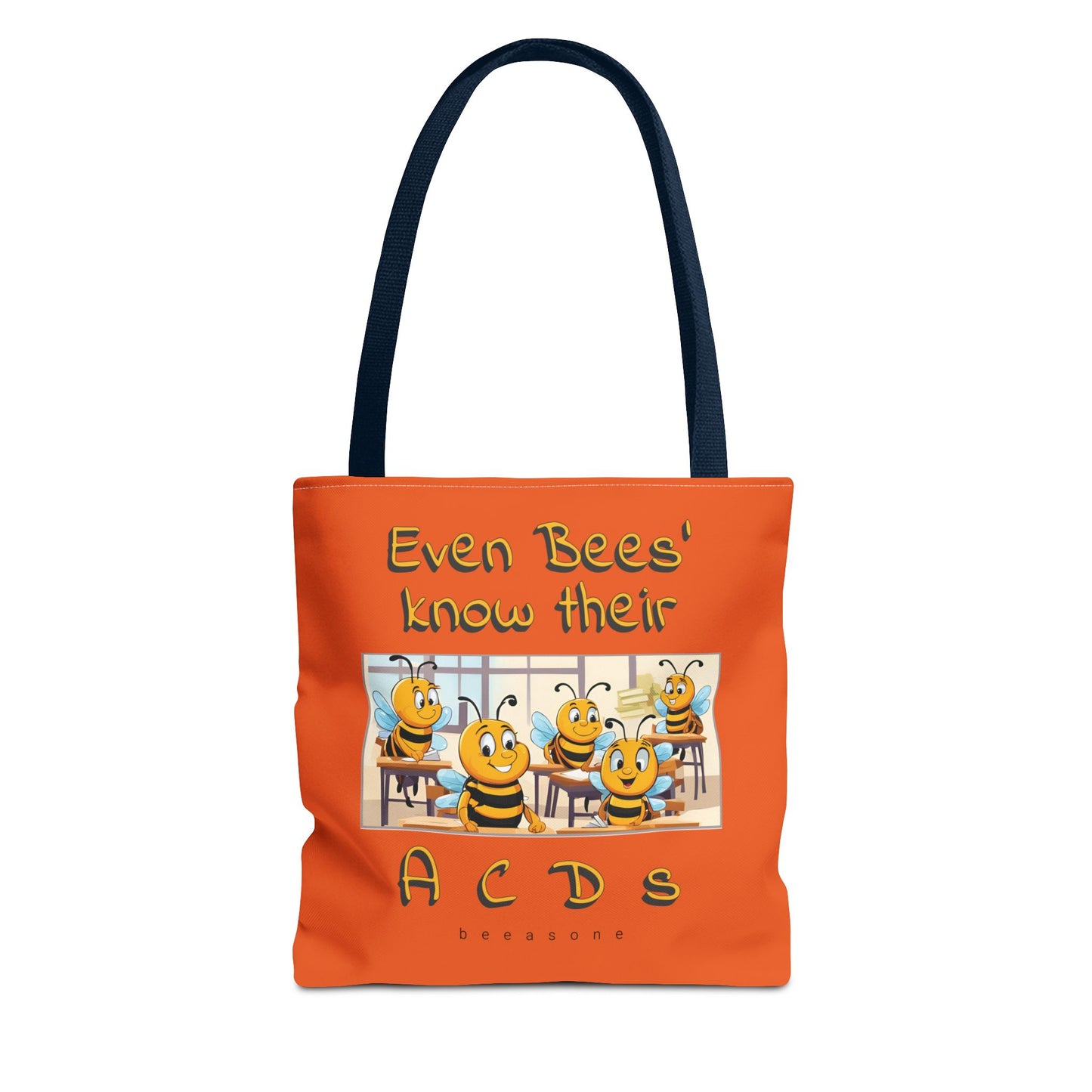 Even bees know their A C D s beeasone stylish orang Tote Bag Special Spelling Bee Promotion