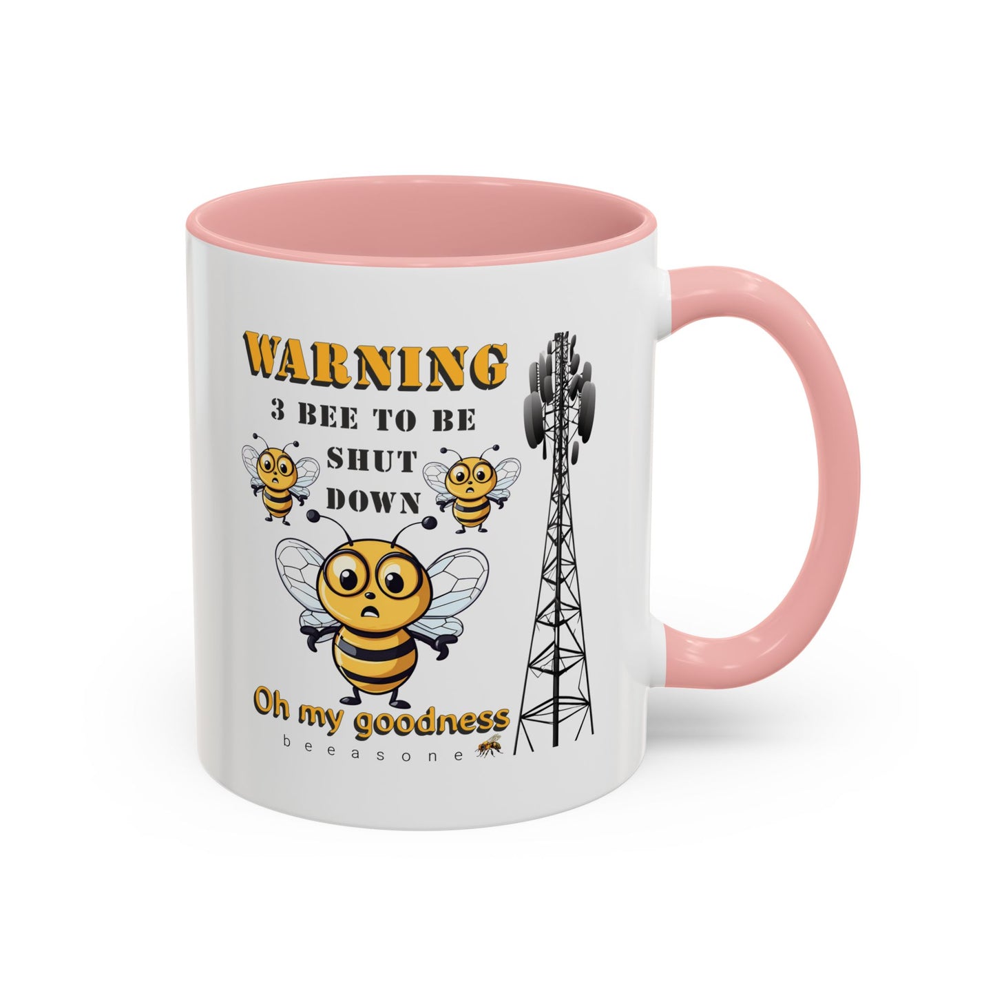 WARNING 3 Bee to be shut down Coffee Mug 11oz (325mls) or 15oz (443mls)