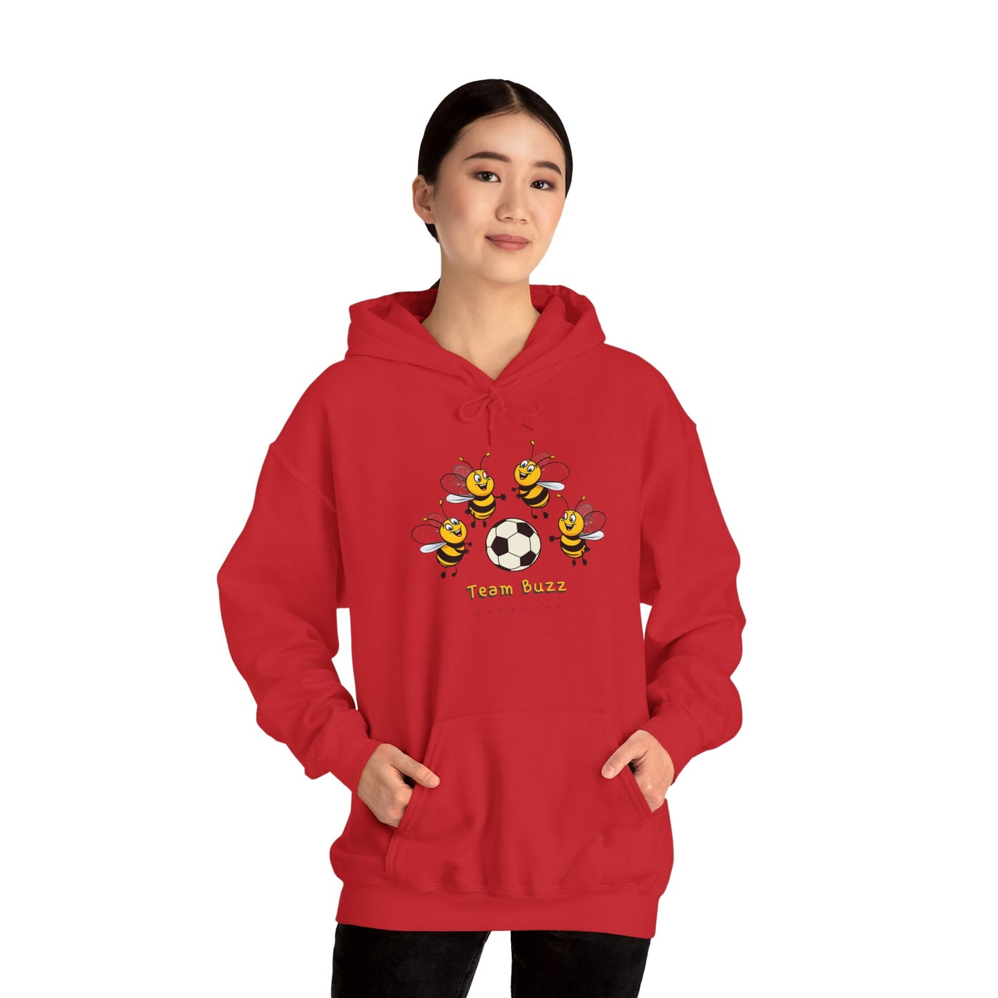 Soccer team gold beeasone Unisex Heavy Blend™ Hooded Sweatshirt