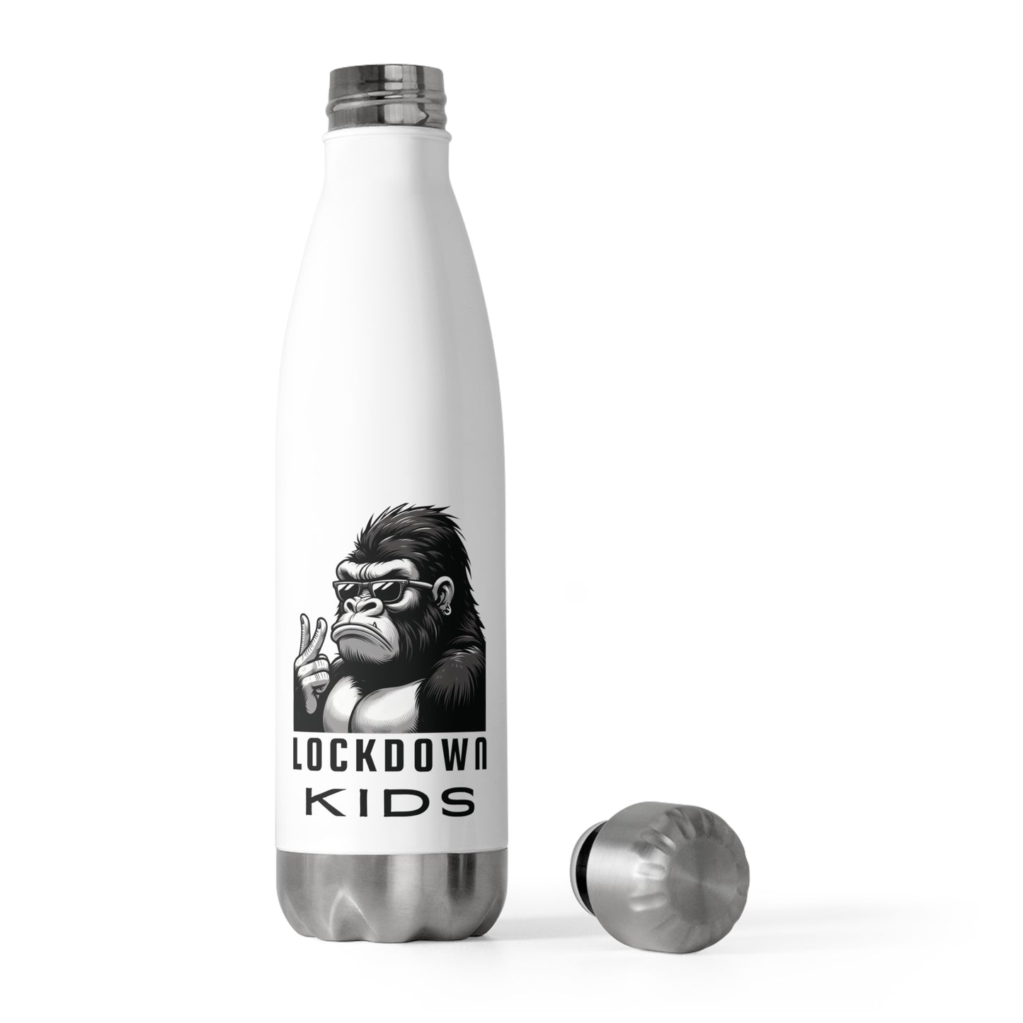 Lockdown Kids Gorilla Ordering Two Sodas Tumbler 20oz (590mls) Insulated Stainless Steel Bottle