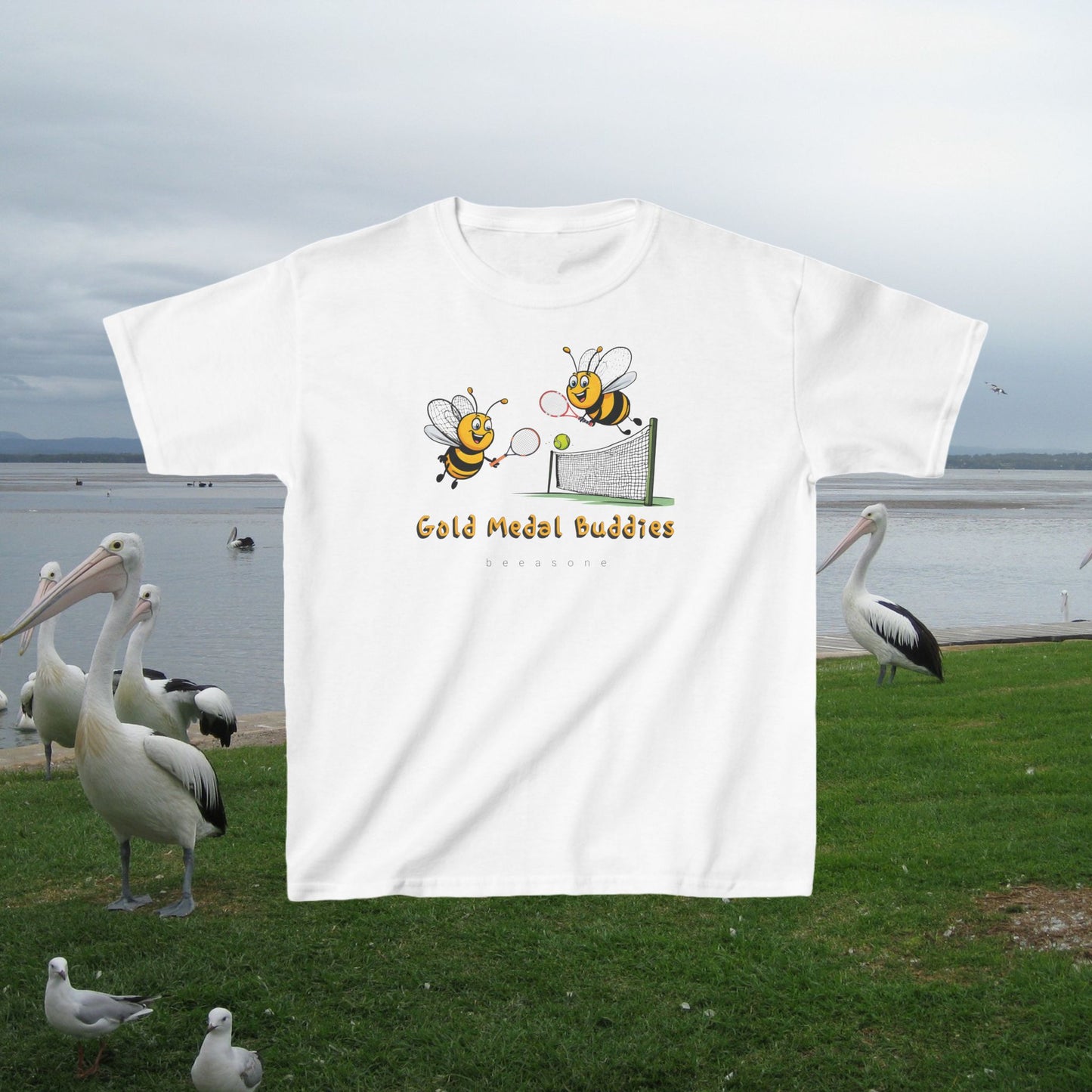 Tennis beeasone Kids tee - Heavy Cotton™ Tee available in 6 colors and diff sizes tshirt