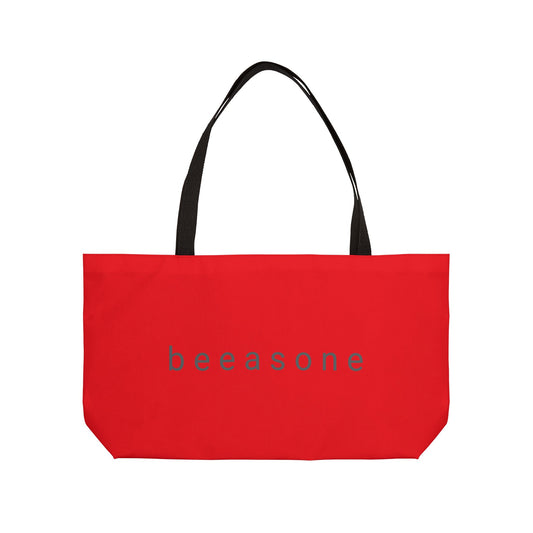 Swimming beeasone tote bag red - great pool or beach bag
