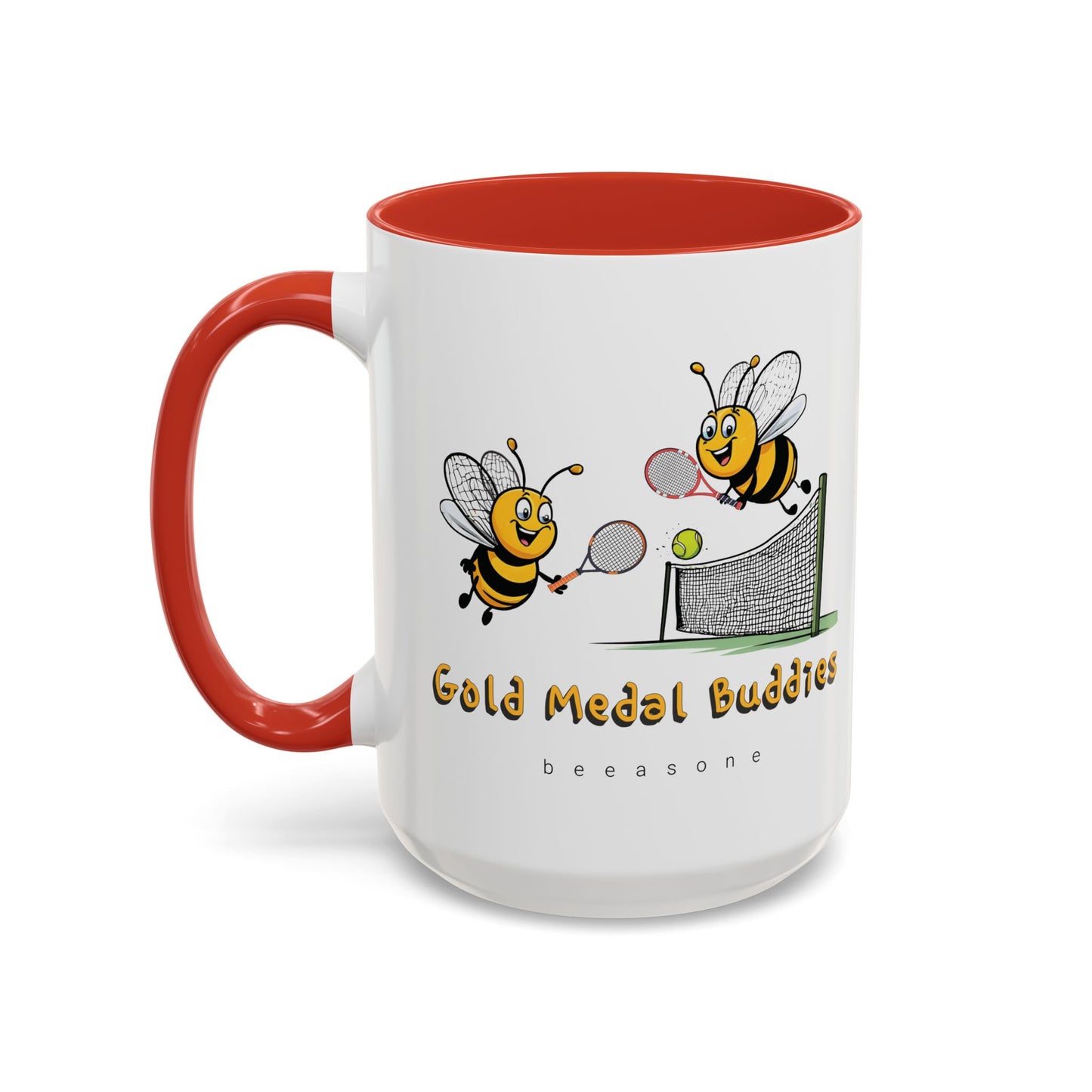 Gold medal tennis buddies Coffee Mug 11oz (325mls) or 15oz (443mls)
