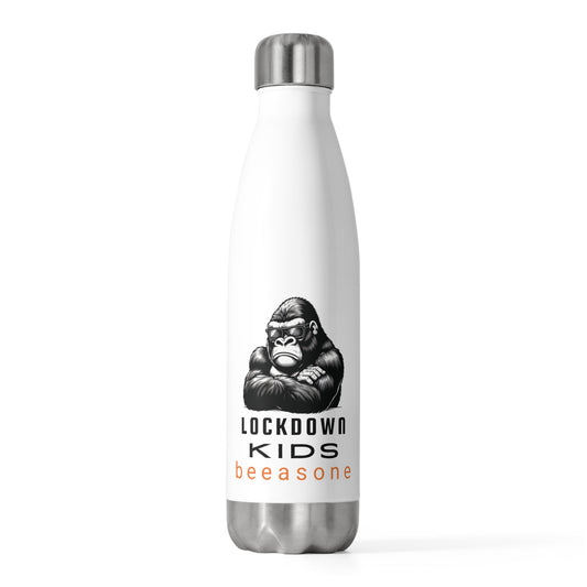 Lockdown kids grumpy gorilla 20oz (590mls) Insulated Stainless Steel Bottle
