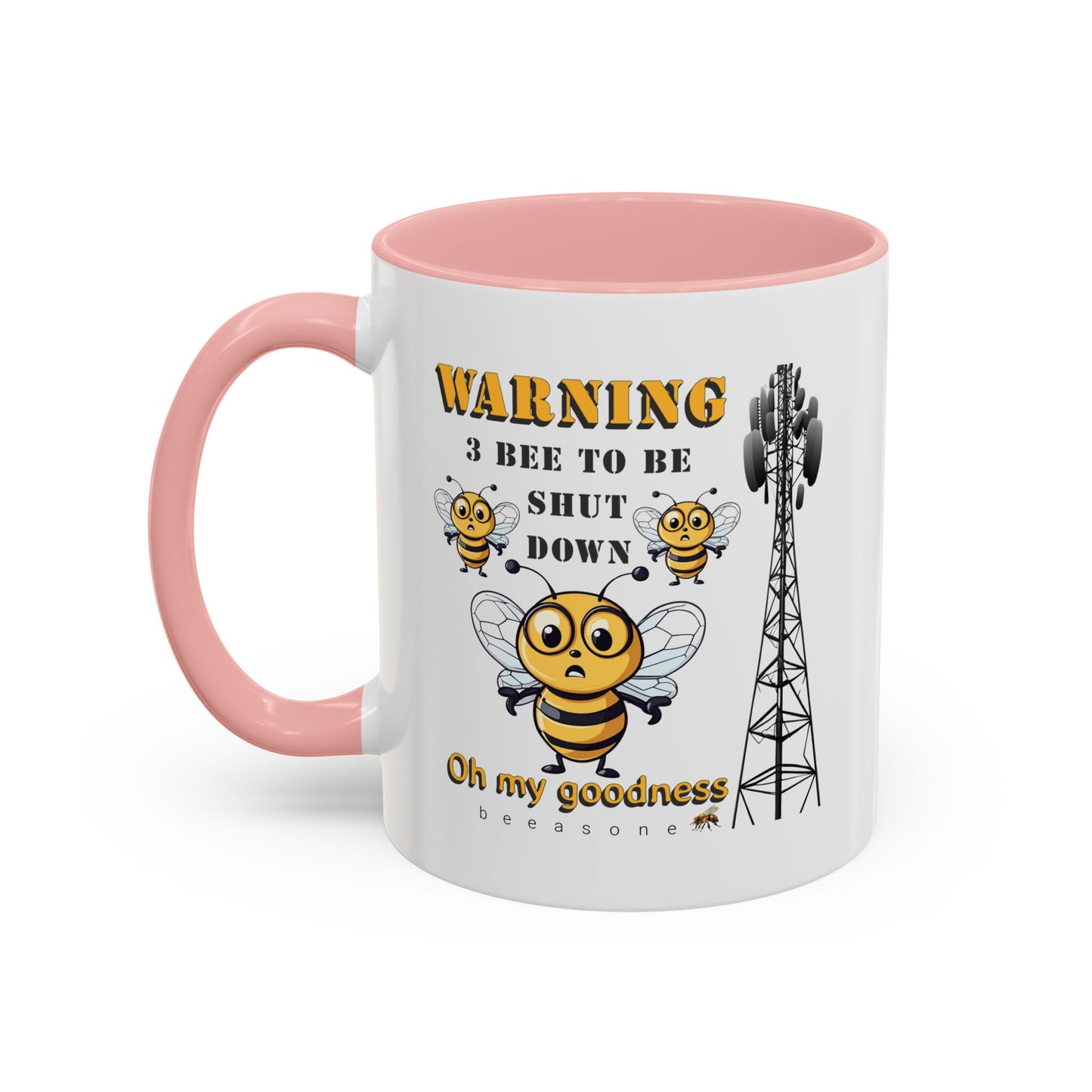WARNING 3 Bee to be shut down Coffee Mug 11oz (325mls) or 15oz (443mls)