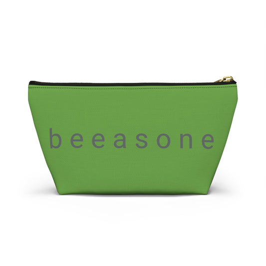 Spelling bee beeasone beeeaautiful accessories / cosmetics pouch - grean. Special spelling bee promotion