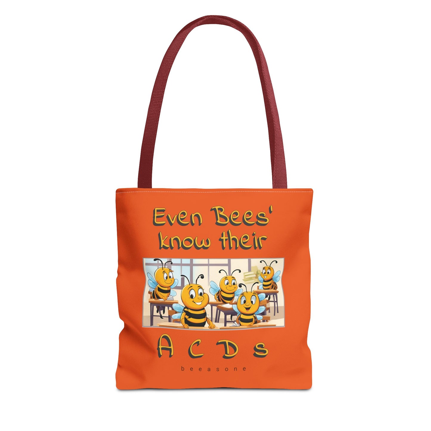 Even bees know their A C D s beeasone stylish orang Tote Bag Special Spelling Bee Promotion