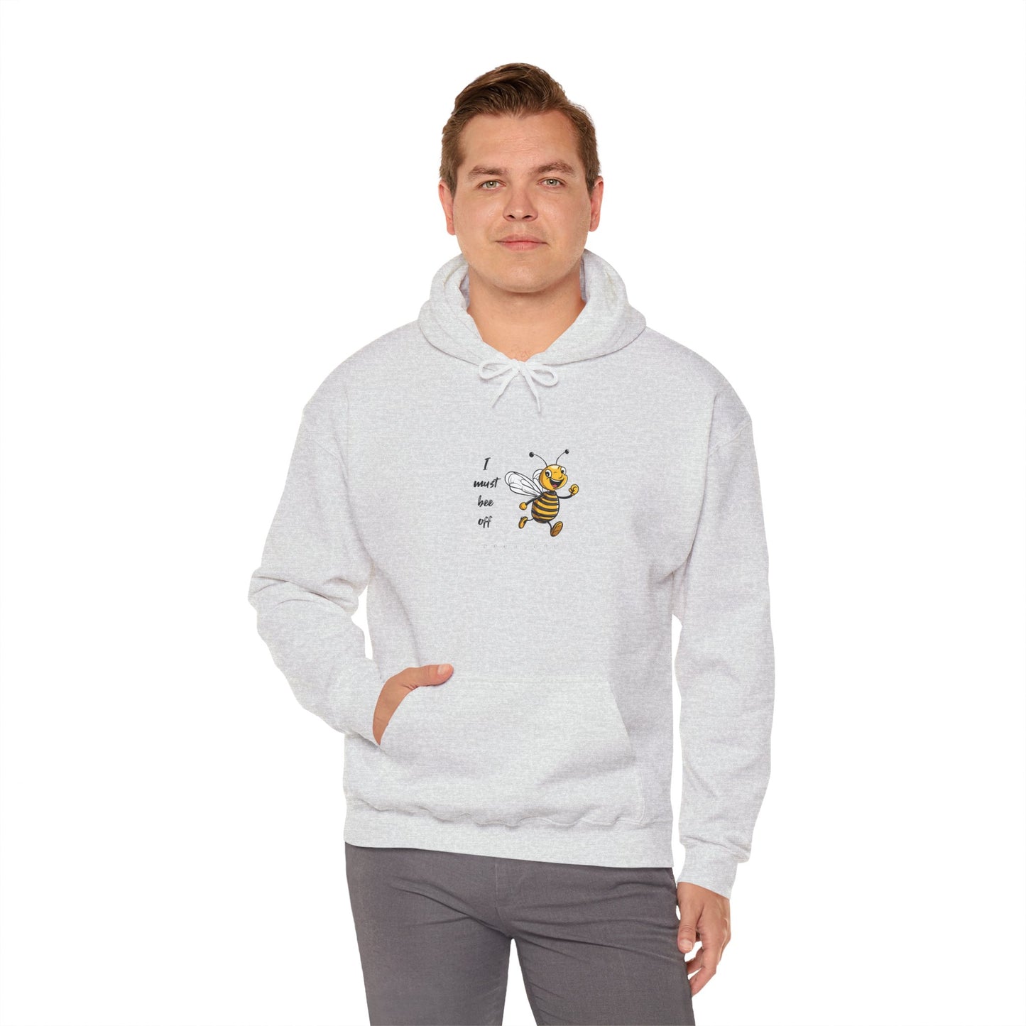 Hoodie - I must bee off beeasone Unisex Heavy Blend™ Hooded Sweatshirt