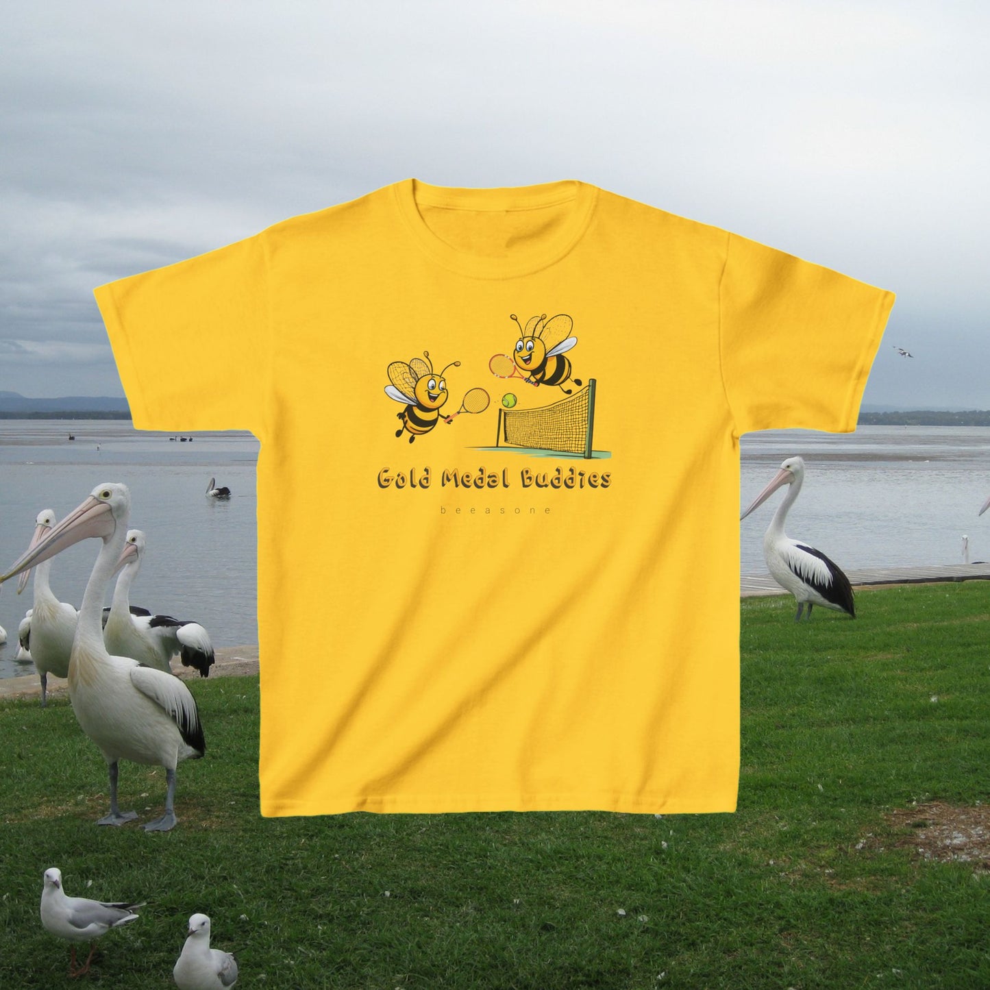 Tennis beeasone Kids tee - Heavy Cotton™ Tee available in 6 colors and diff sizes tshirt