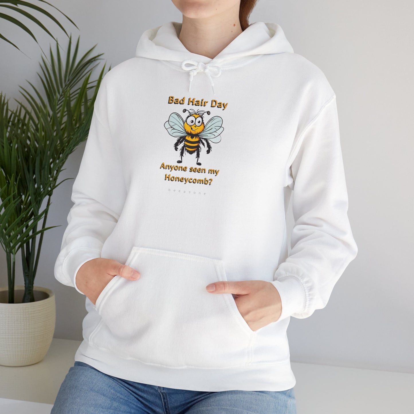 Bad Hair Day beeasone Unisex Heavy Blend™ Hooded Sweatshirt