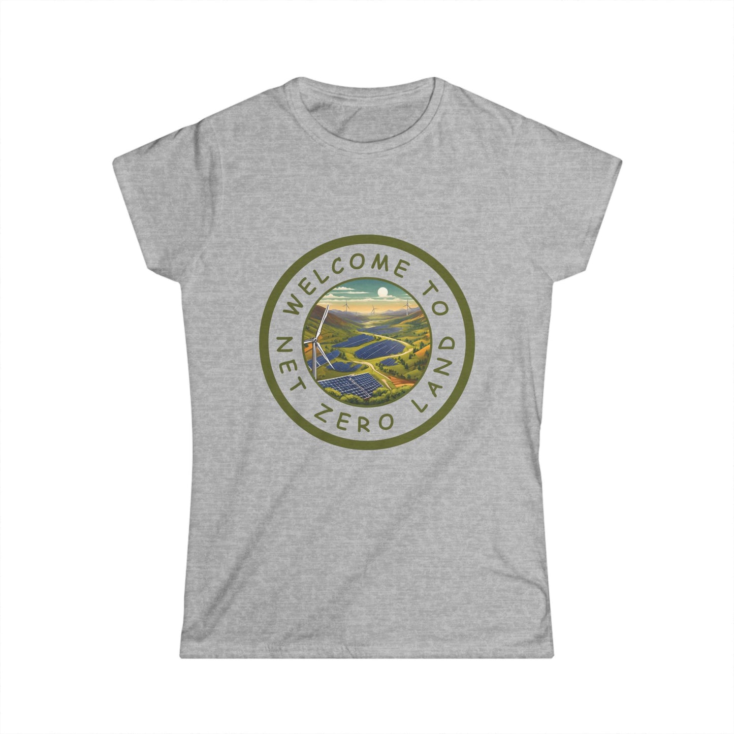 Net Zero Land - v7 - Women's Soft style Tshirt available in diff colors