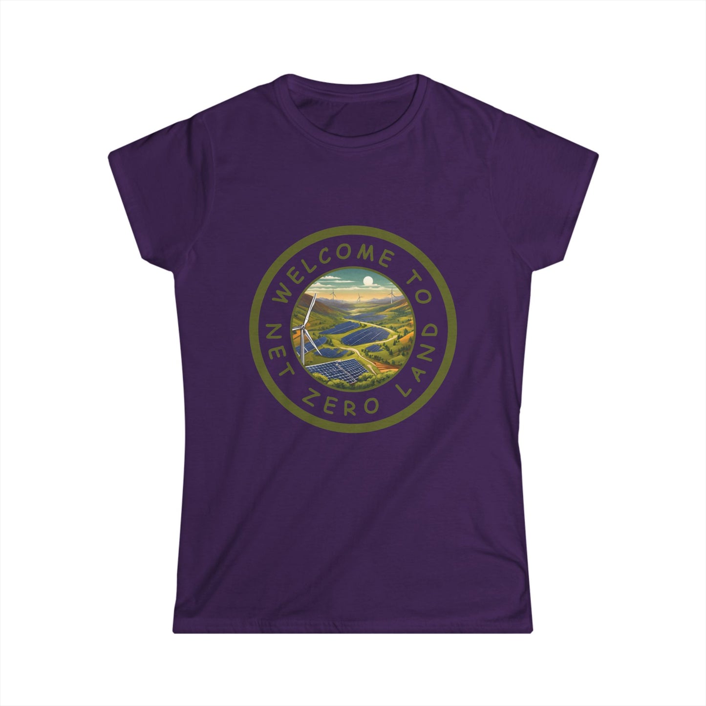 Net Zero Land - v7 - Women's Soft style Tshirt available in diff colors