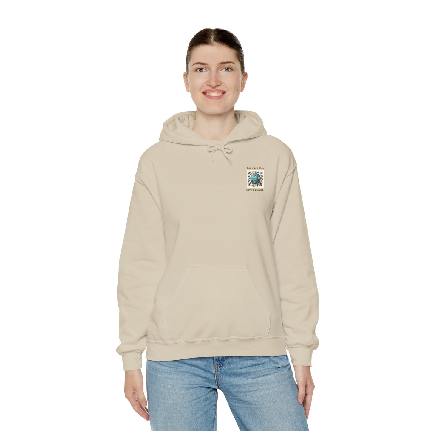 Bees are life. Life's a buzz beeasone Unisex Heavy Blend™ Hooded Sweatshirt