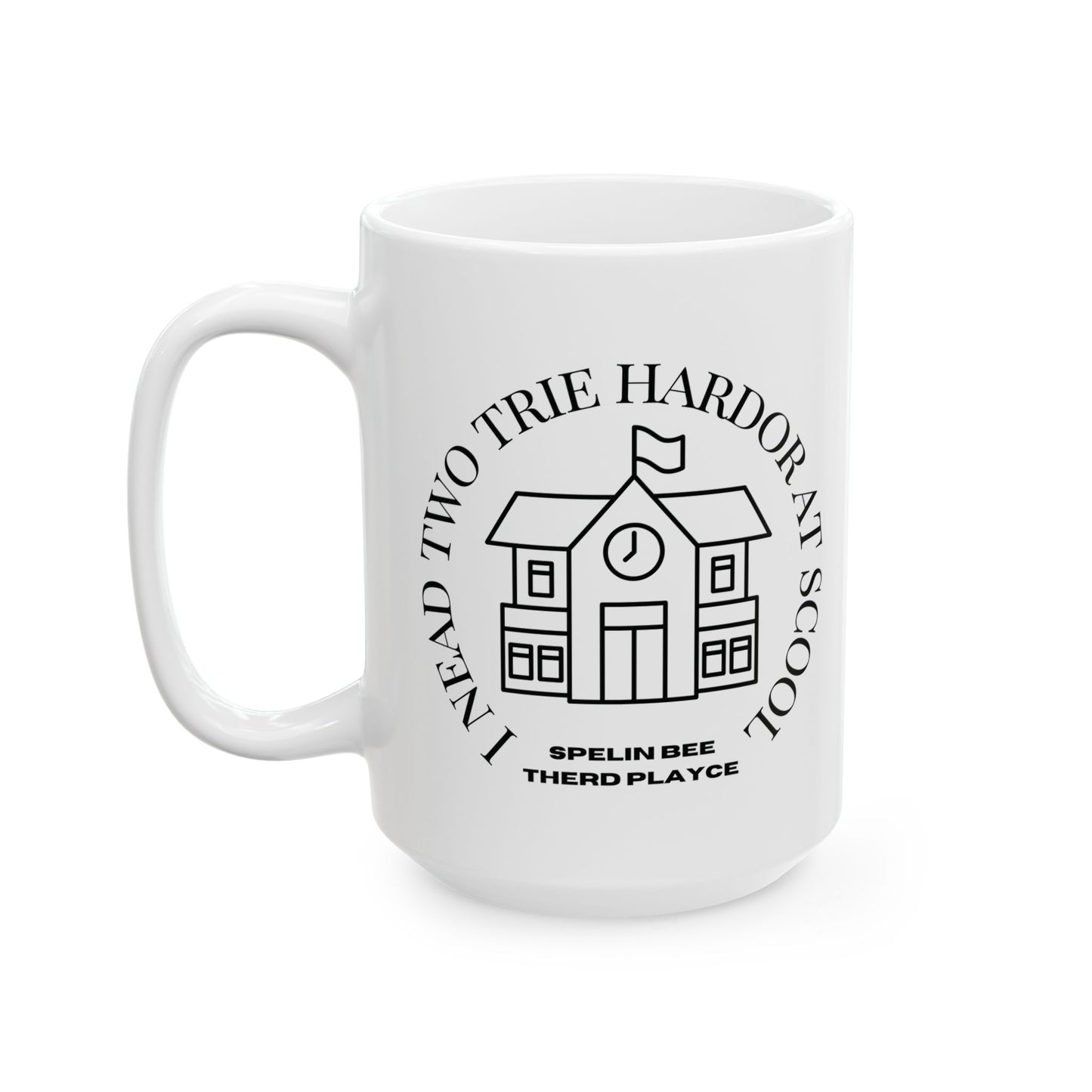 Scool Spelling bee beeasone hot chocolate or sour milk mug - limit ted editon Numbar 3