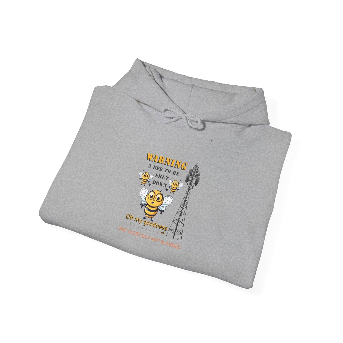 WARNING 3 Bee Network Shutdown beeasone Unisex Heavy Blend™ Hooded Sweatshirt available in diff colors and sizes