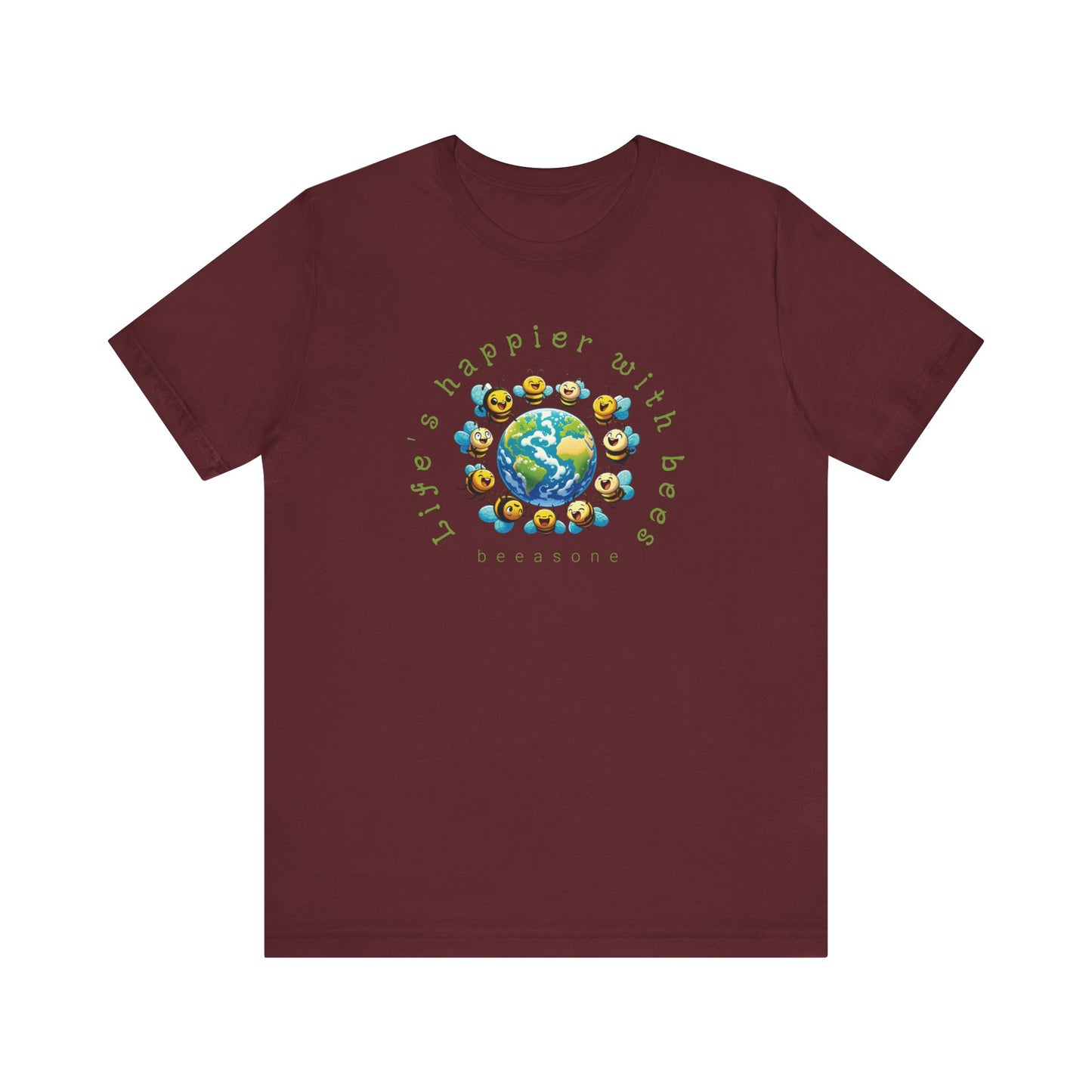 Life's happier with bees beeasone Unisex t-shirt - HOT HIT