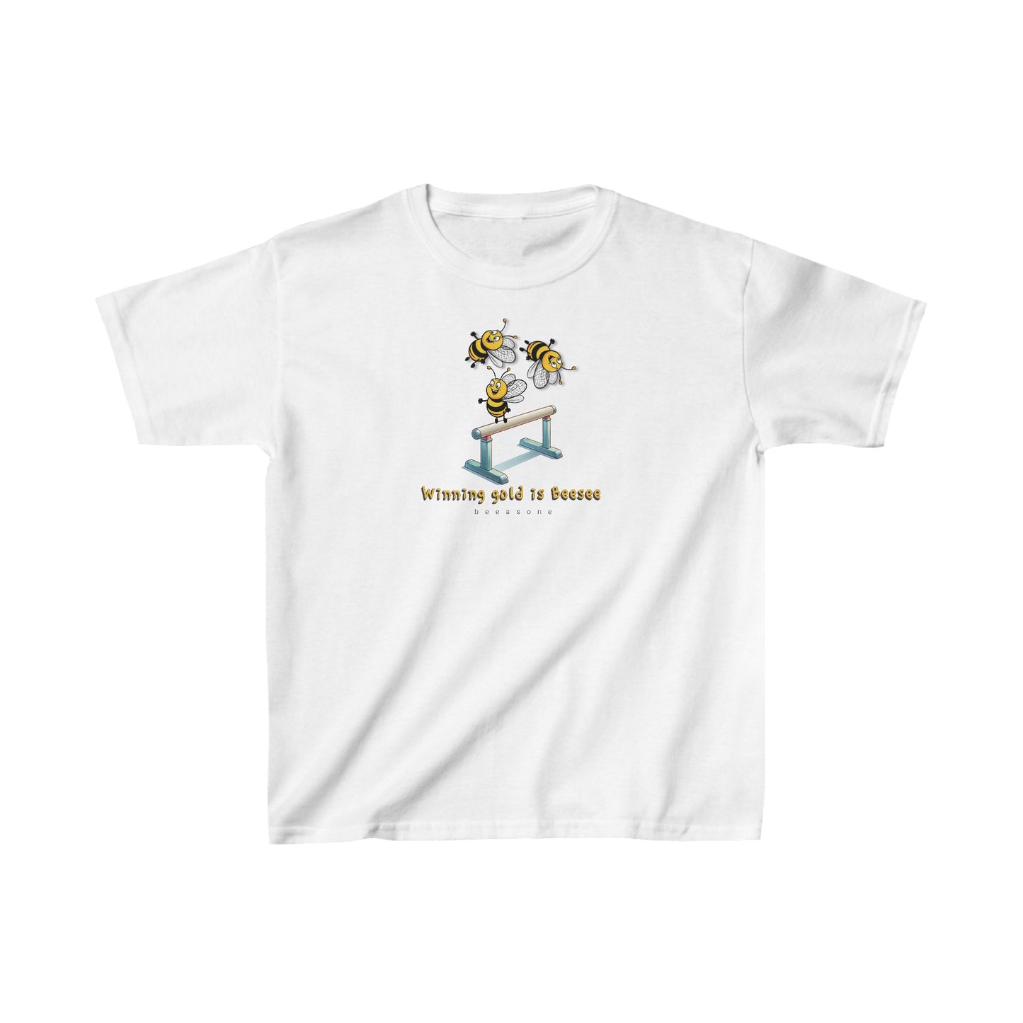 Gymnastics beeasone Kids tee - Heavy Cotton™ Tee available in 6 colors and diff sizes tshirt
