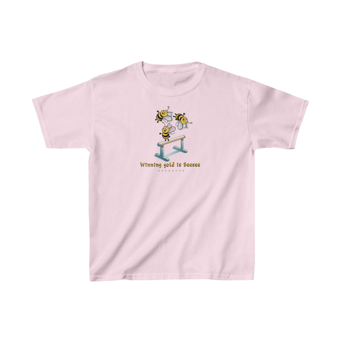 Gymnastics beeasone Kids tee - Heavy Cotton™ Tee available in 6 colors and diff sizes tshirt