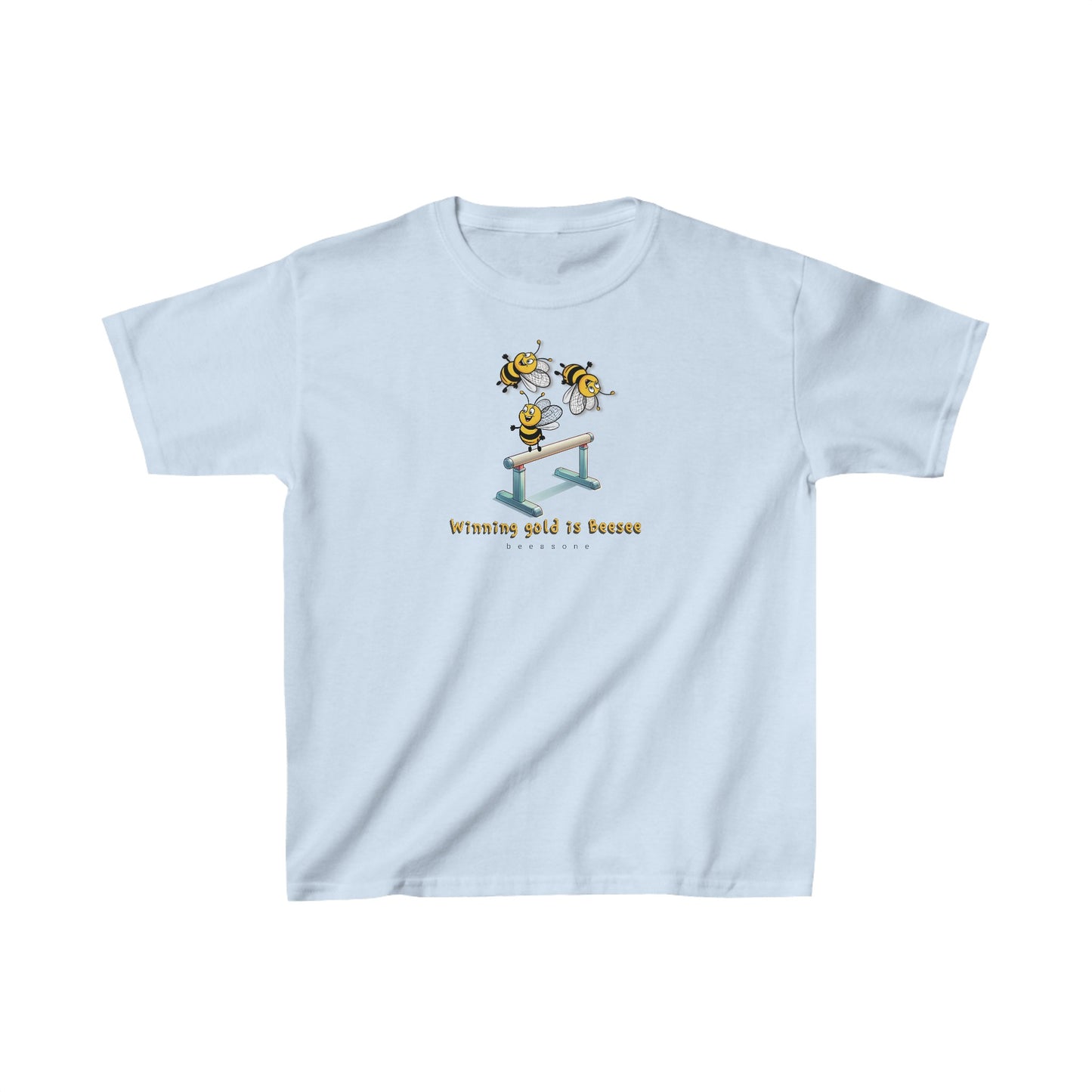 Gymnastics beeasone Kids tee - Heavy Cotton™ Tee available in 6 colors and diff sizes tshirt