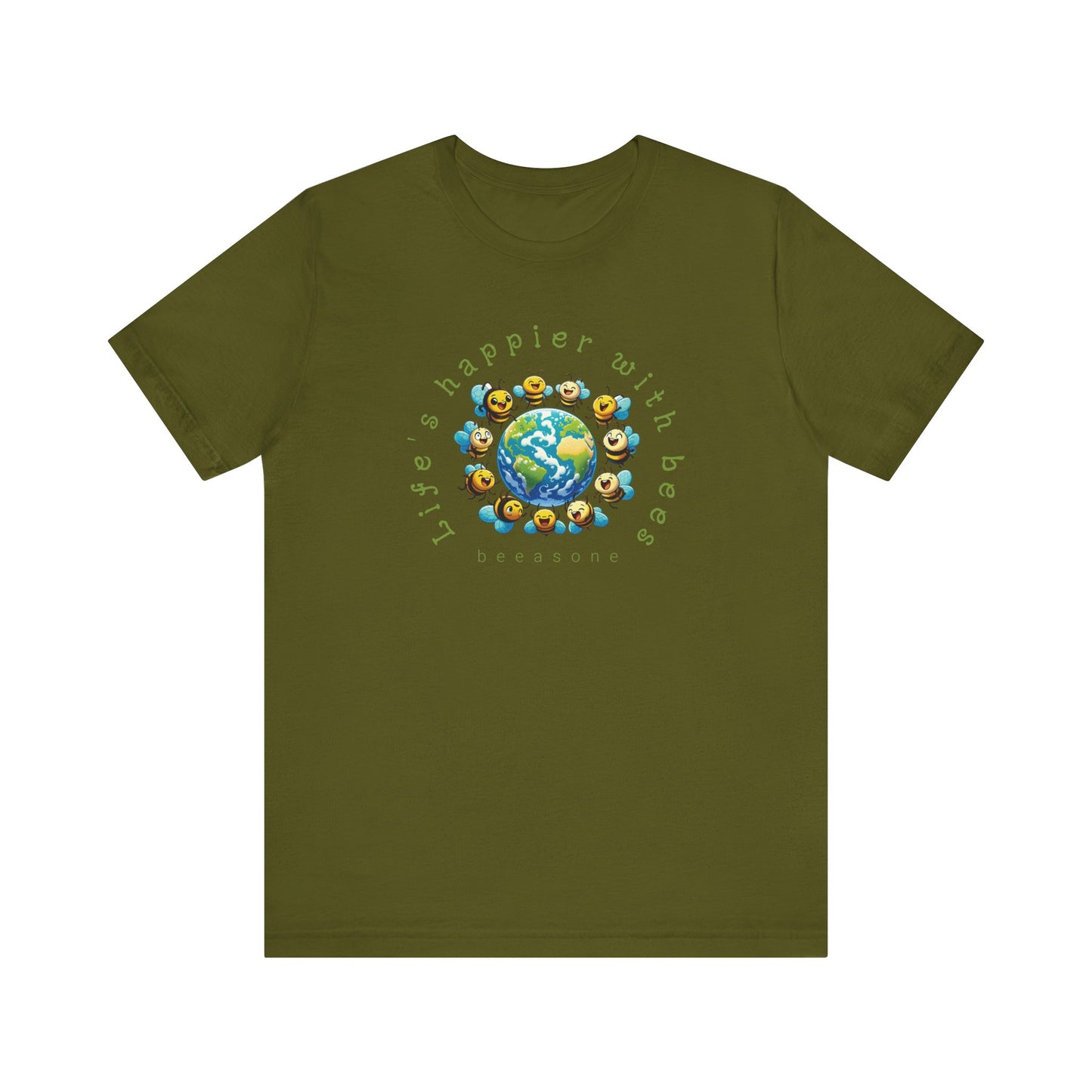 Life's happier with bees beeasone Unisex t-shirt - HOT HIT