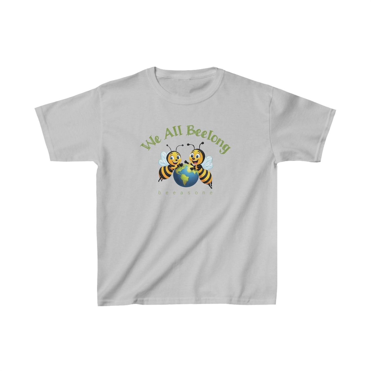 We all belong beeasone Kids tee - Heavy Cotton™ Tee available in 6 colors and diff sizes tshirt