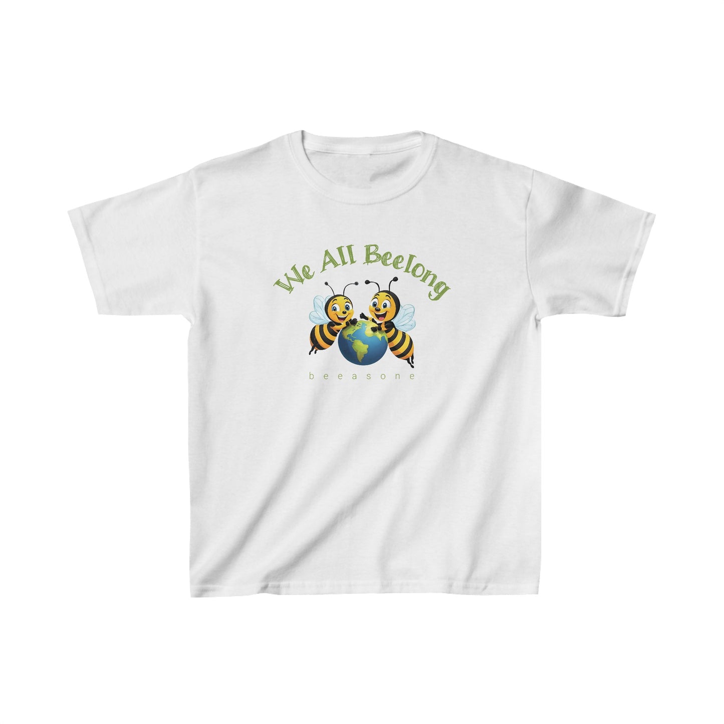 We all belong beeasone Kids tee - Heavy Cotton™ Tee available in 6 colors and diff sizes tshirt