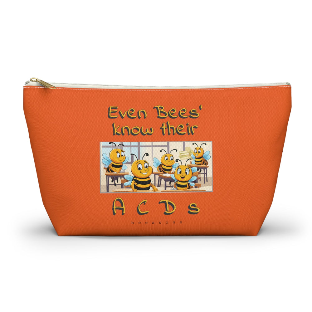 Spelling bee beeasone beeeaautiful accessories / cosmetics pouch. Special spelling bee promotion