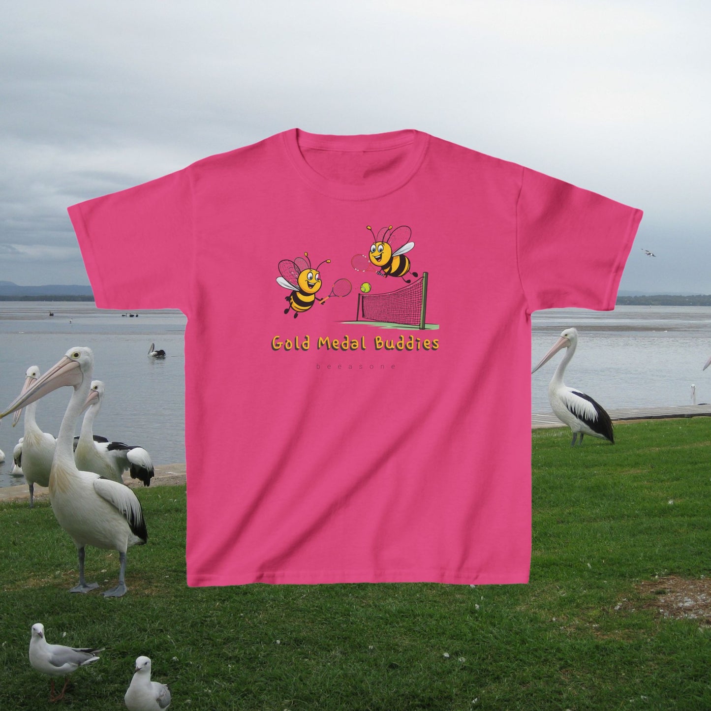 Tennis beeasone Kids tee - Heavy Cotton™ Tee available in 6 colors and diff sizes tshirt