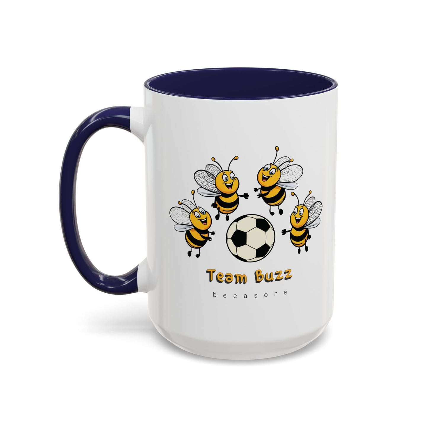 Soccer beeasone Hot Chocolate or Coffee Mug (select from 11oz or 15oz lead and BPA Free mugs) Blue Skateboard