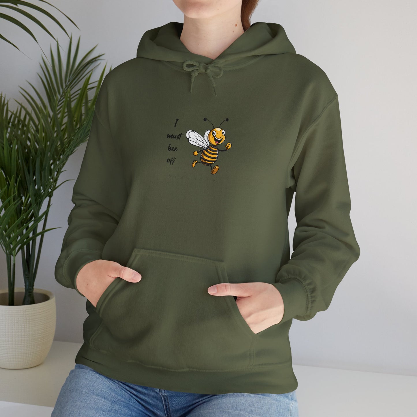 Hoodie - I must bee off beeasone Unisex Heavy Blend™ Hooded Sweatshirt