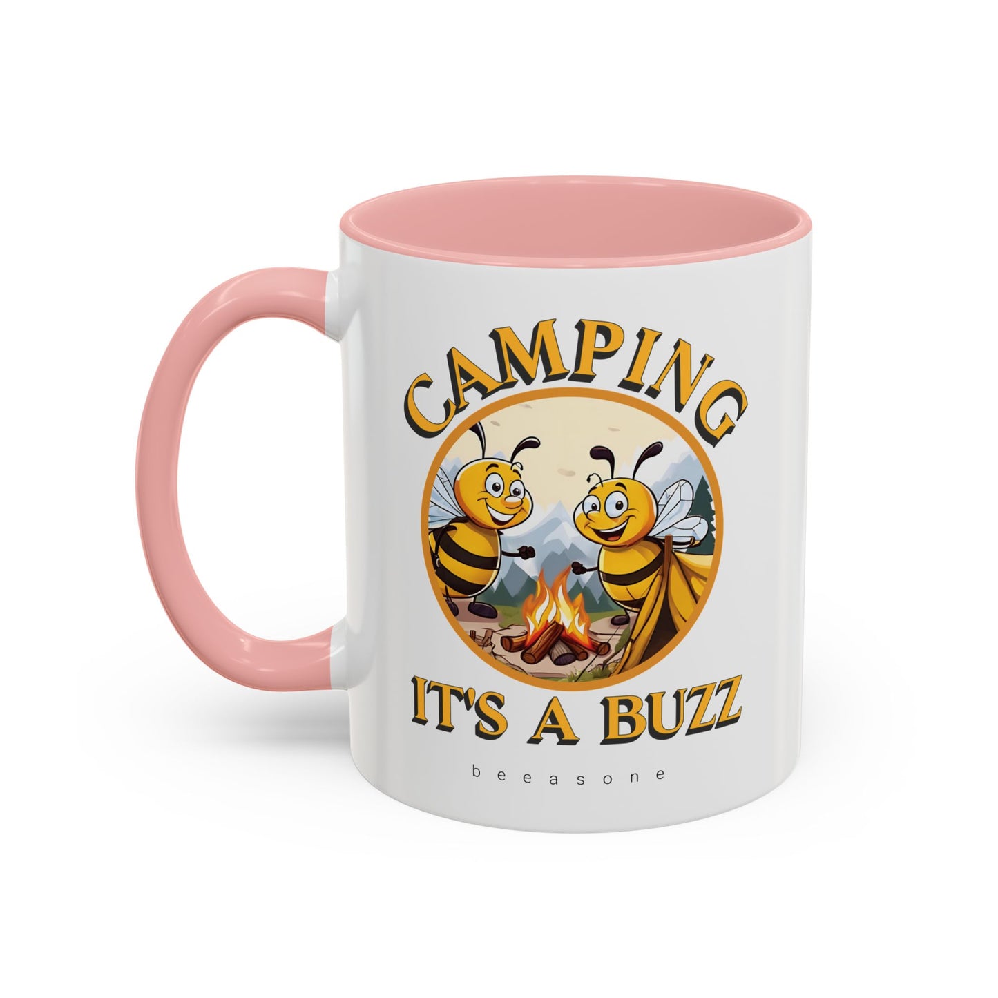 Camping beeasone Hot Chocolate or Coffee Mug (Standard size 11oz or 15oz lead and BPA Free)