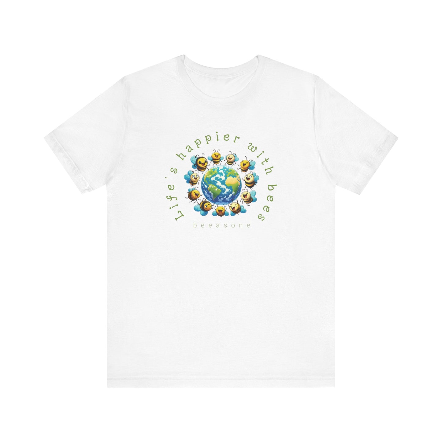 Life's happier with bees beeasone Unisex t-shirt - HOT HIT