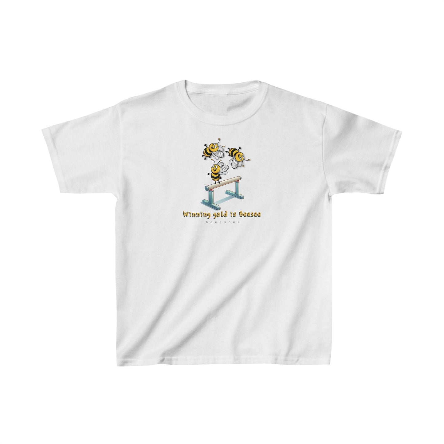Gymnastics beeasone Kids tee - Heavy Cotton™ Tee available in 6 colors and diff sizes tshirt